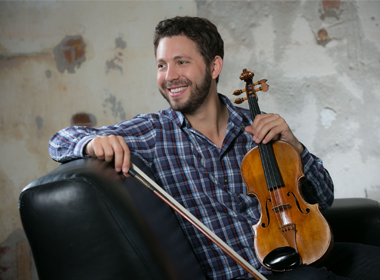 Violinist Aaron Schwebel publicity photo